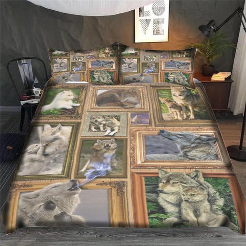 Astonishing Wolf Collection Bedding Set