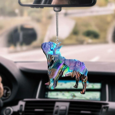 FRENCH BULLDOG PTT CAR HANGING ORNAMENT