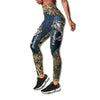 Women Tank top Leggings Bass Fishing - blue tattoos Camo Combo Legging + Tank