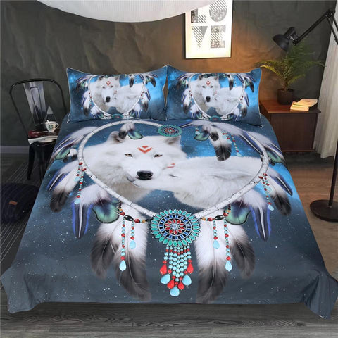 Wolf Love Dreamcatcher Bedding Set