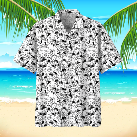 Cow Hawaiian Beach Shirt 7