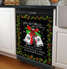 Gin-gle Bells Gin-gle All The Way Christmas Dishwasher Cover Christmas Decor Xmas Gift HT