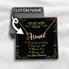 To My Wife I Will Always Love You Custom Name Necklace, Couple Gifts, Anniversary Gifts, Best Gifts for Wife HN