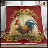 Chicken Sunflower Arch Window Fleece Blanket Rooster Farm Sherpa Blanket Chicken Lovers Gift TM