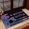 A Wicked Witch Lives Here Custom Doormat Cool Welcome Mat Unicorn Gifts Halloween Gift Home Decor HN