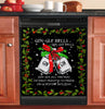 Gin-gle Bells Gin-gle All The Way Christmas Dishwasher Cover Christmas Decor Xmas Gift HT