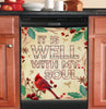 Cardinal Dishwasher Cover Music Kitchen Decor Farmhouse Decorations HT