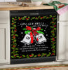 Gin-gle Bells Gin-gle All The Way Christmas Dishwasher Cover Christmas Decor Xmas Gift HT