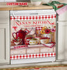 Nana's Kitchen Y'all Come Eat Dishwasher Cover Christmas Kitchen Decor Xmas Gift for Grandma HT