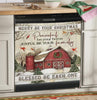Christmas Cardinal And Farmhouse Blessed Be Each One Dishwasher Cover Christmas Home Decor Xmas Gift HT