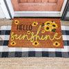 Hello Sunshine Sunflower Doormat
