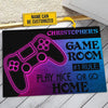 Game room Play Nice Or Go Home doormat Custom TXX