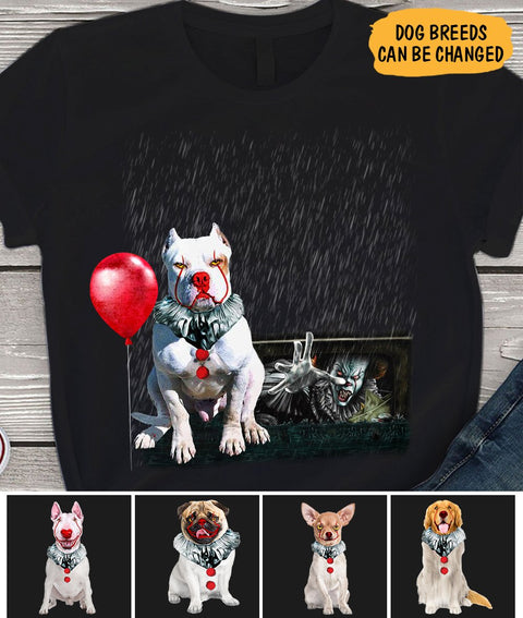 Personalized Dog Breed- IT Dog Halloween Tshirt Sweatshirt Hoodie - PHGHT0115