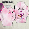 Breast Cancer Survivor In October we wear pink hoodie custom TTM