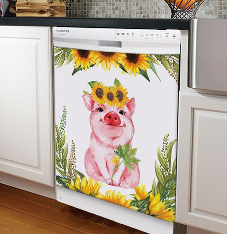 Cute Pig Dishwasher cover TXX