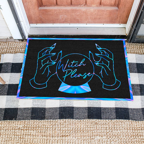 Witch Please Doormat Funny doormat Halloween home decor, Witch Doormat, Halloween Gift Idea HN