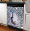 Mermaid Gemstone Dishwasher Cover Kitchen Decor Farmhouse Decorations HT