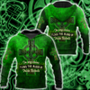 Irish Celtic Cross Hoodie St Patrick's Day Clothes HT