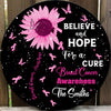 Custom Wooden Sign - Breast Cancer Warrior - Fuly 10