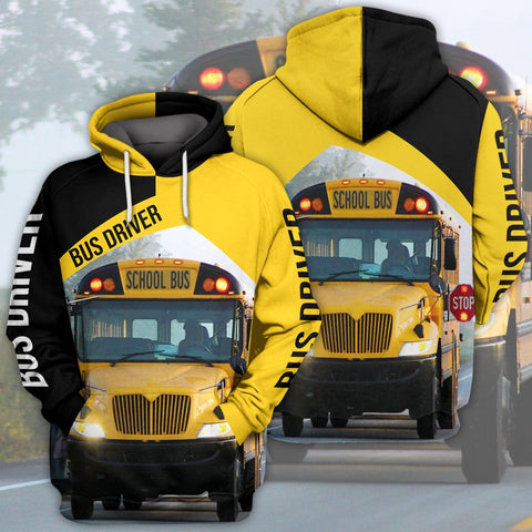 School Bus Driver Unisex Hoodie For Men Women HT