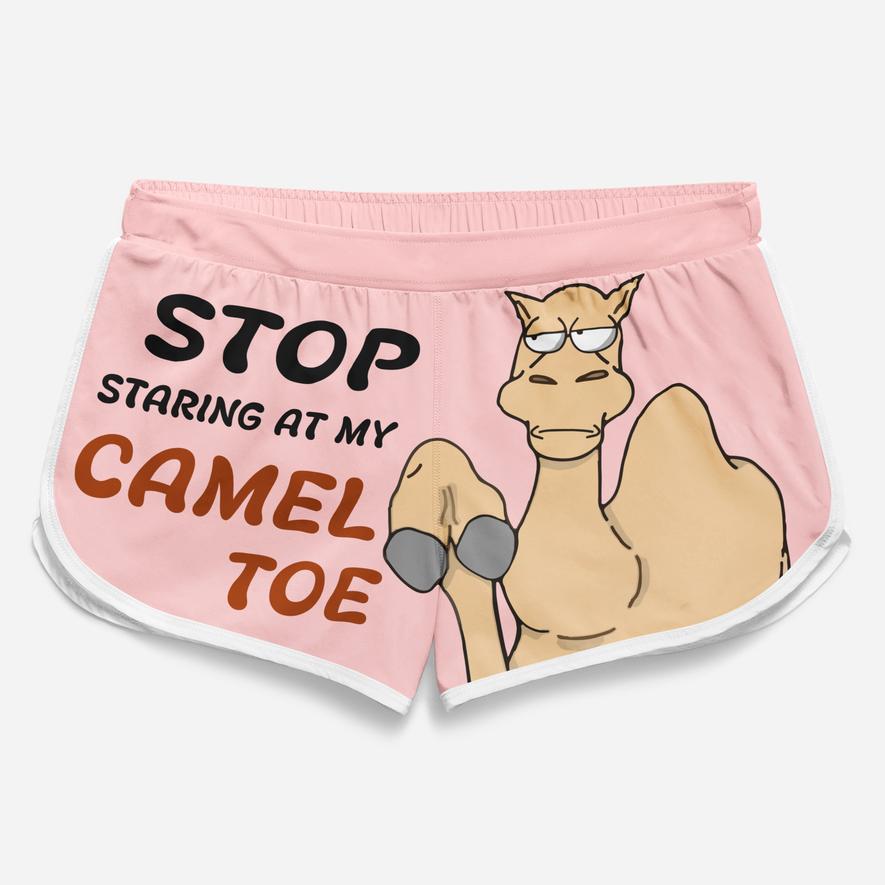 Stop Staring At My Camel Toe - Women Shorts – Lavenzee