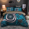 Oceania Bedding Set Aboriginal Turtles Australia Indigenous Painting Art Bedding Set