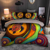 Aboriginal Bedding Set, Australia Turtles Painting Art Bedding Set