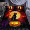 Halloween Bedspread Halloween Labrador Bedding Set