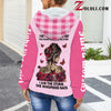 Breast Cancer They whispered to her Fleece Hoodie 3D custom TTM