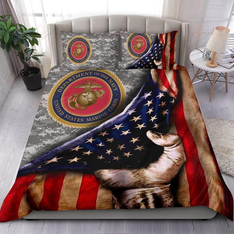 US MARINE AMERICAN FLAG KK0909092 BEDDING SET
