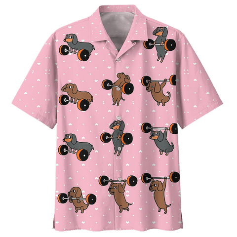 LOVELY DACHSHUND HAWAIIAN SHIRT 6