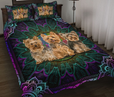 YORKSHIRE TERRIER - QUILT BED SET TT013