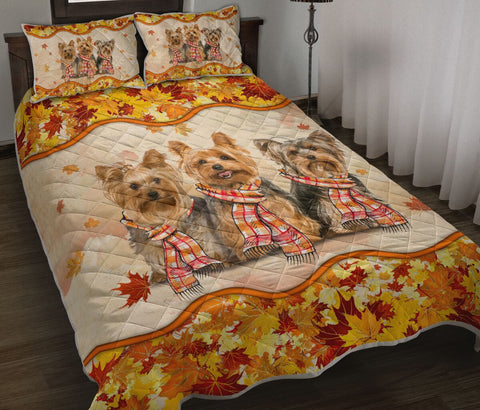 YORKSHIRE TERRIER - QUILT BED SET TT020