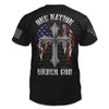 American Patriot Shirt Black One Nation Under God