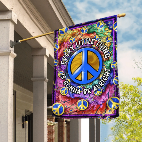 Hippie Flag 17, Gift for Hippie, Hippie Gift Idea, Hippie Gift Design