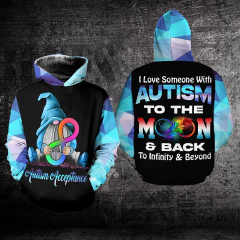 Autism Acceptance Hoodie Gnome Autism Awareness Hoodie Autism Awareness Gift Idea HT