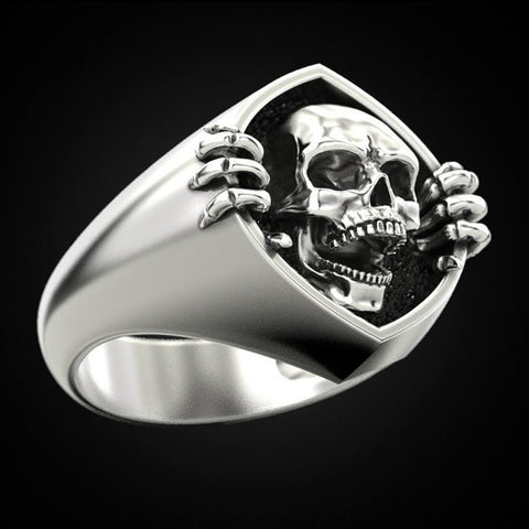 Antique Skull Unisex Ring