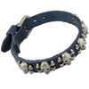 Leather Bracelet Skull Stud Charm Bracelets