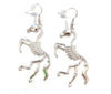Unicorn Skeleton Dangle Drop Earrings
