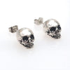 Stud Earrings Halloween Skull Jewelry