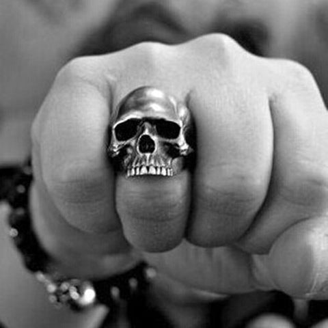 Skull Ring Men's Gothic Jewelry