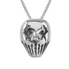 Ghost Skull Mask Pendant Necklace Cool Men's Rock Party Jewelry