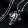 3D Skull Pendant Necklace For Men Gothic Jewelry