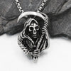 3D Skull Pendant Necklace For Men Gothic Jewelry