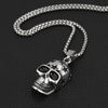 3D Skull Pendant Necklace For Men Gothic Jewelry