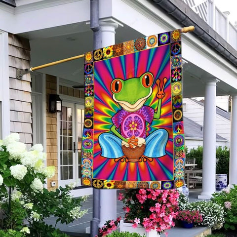 Hippie Flag 25, Gift for Hippie, Hippie Gift Idea, Hippie Gift Design