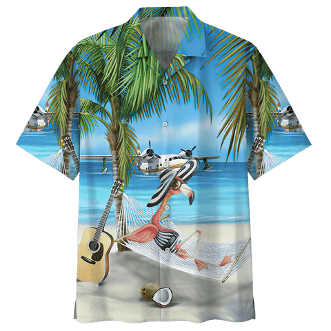 FLAMINGO HAWAIIAN SHIRT 4