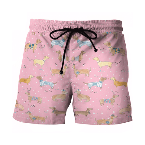 Dachshund Tropical Short DACHSHUND BEACH SHORT 2