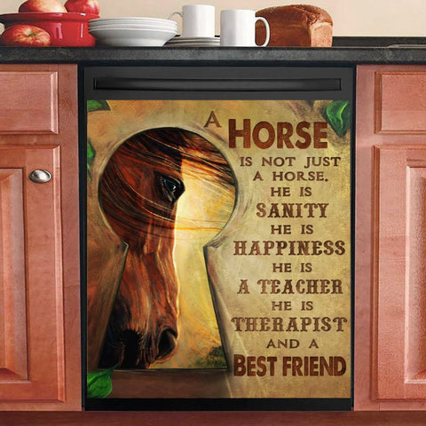 The Horse Is A Best Friend Dishwasher Cover