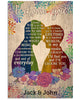 LGBT Couple Gifts For Couple Vertical Customized Canvas QA